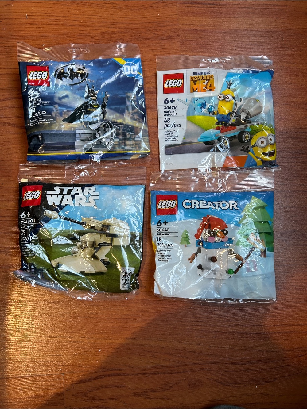 rare/Lego Polybag Assortment - Blue, White, Green, Yellow, Red